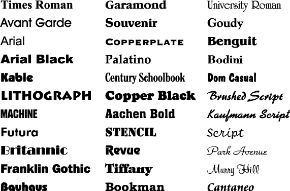 A font is the size and style of printed letters and words like these A font is the size and style of printed letters and words like these