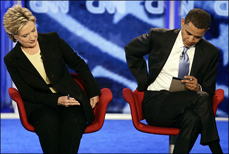 Barak and Hillary